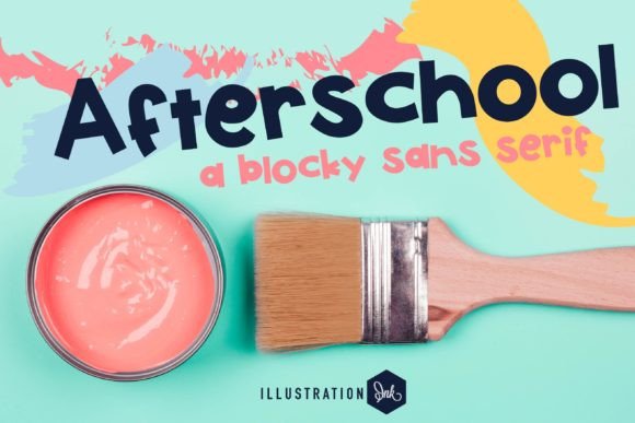 Afterschool: A Joyful Font for Creative Campaigns