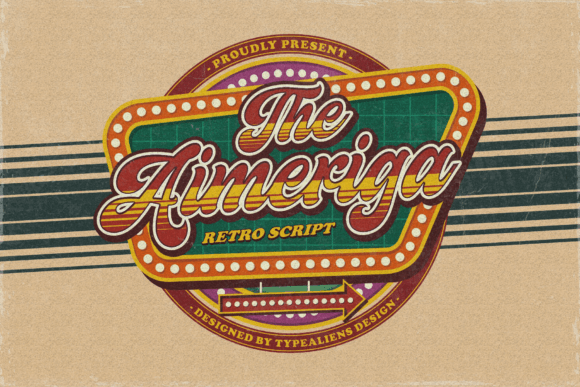 Aimeriga: A Vintage Script Font for Modern Marketing