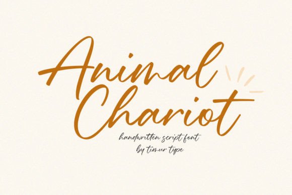 Animal Chariot: A Font for Creative Campaigns