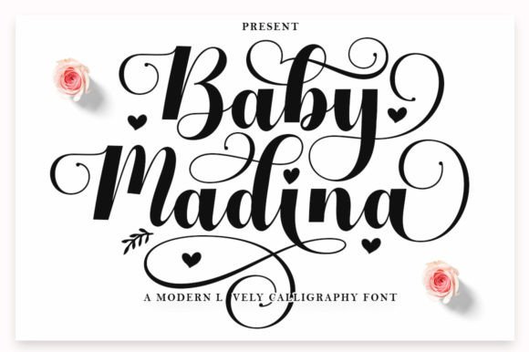 Baby Madina: A Script Font for Elegant Branding