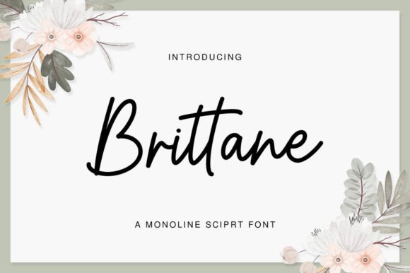 Brittane: A Timeless Handwritten Font