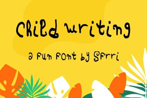 Child Writing Font Review