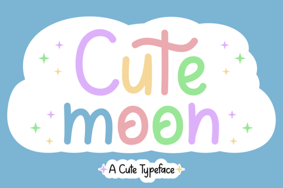Cute Moon: A Sweet Handwritten Font
