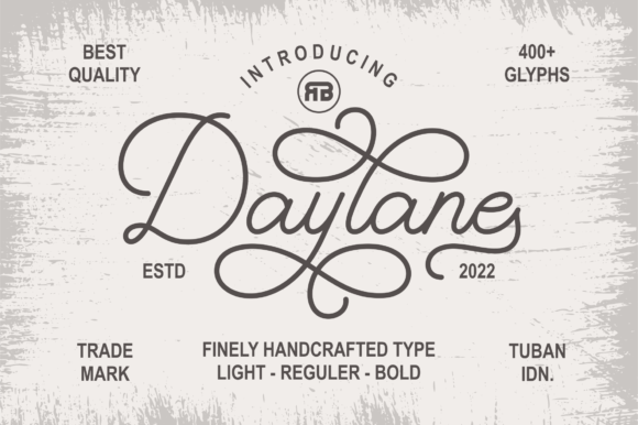 Daylane: A Modern Script Font