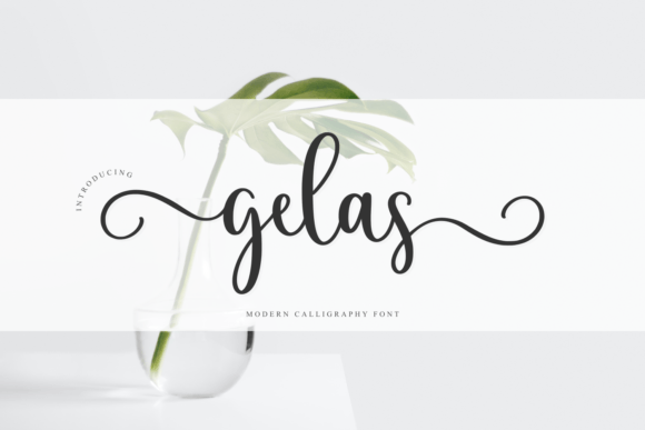 Gelas: A Sweet Handwritten Font
