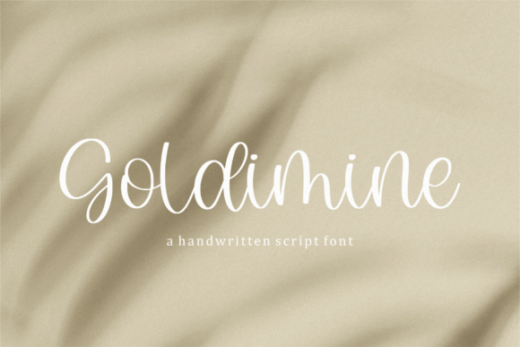 Goldimine: A Handwritten Font for Creative Projects