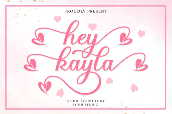 Hey Kayla: A Stylish Font for Business Branding