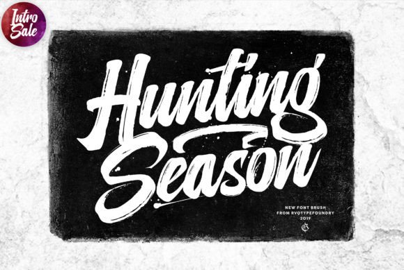 Hunting Season Font: Bold & Handwritten
