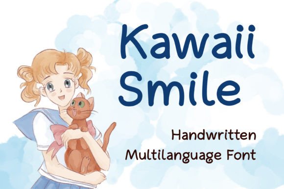 Kawaii Smile Font for Creative Design