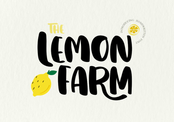 Lemon Farm Font: Brighten Your Creations