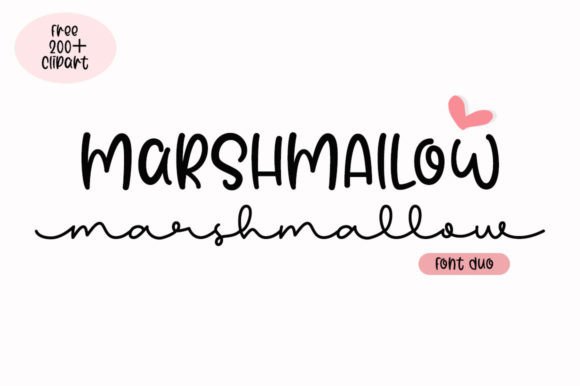 Marshmallow Duo Font for Business
