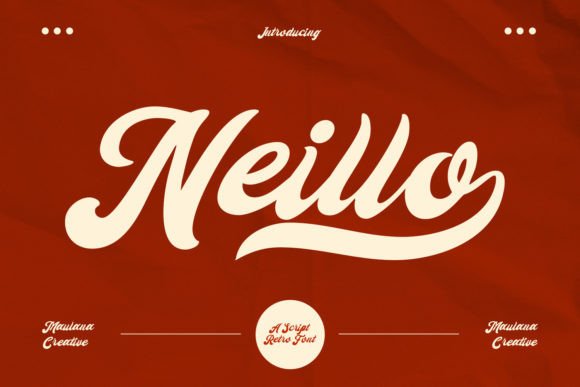 Neillo: A Retro Script Font for Business