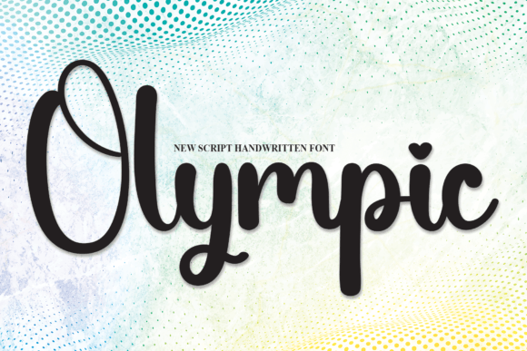 Olympic: A Sweet Script Font