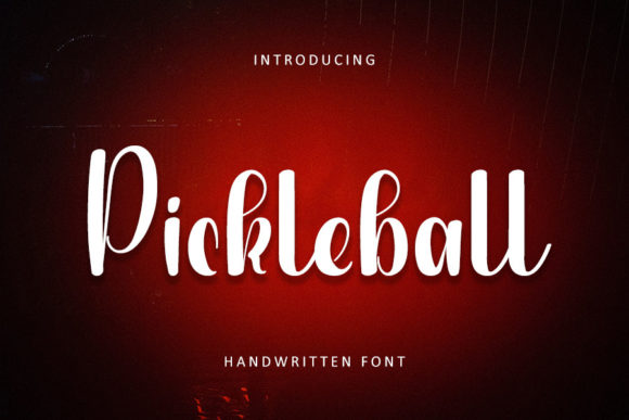Pickleball: A Stylish Font for Business Branding