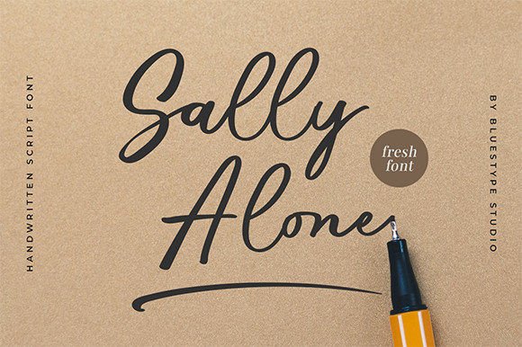 Sally Alone Font Review
