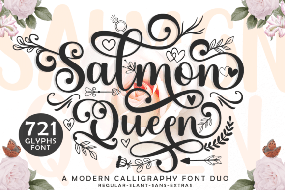 Salmon Queen Duo: A Font for Creative Web Design