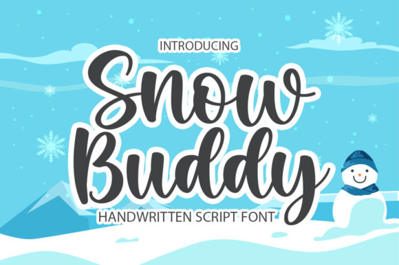 Snow Buddy Font for Creative Makers