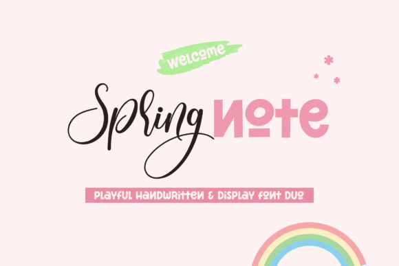 Spring Note: A Bouncy Font for Creative Projects