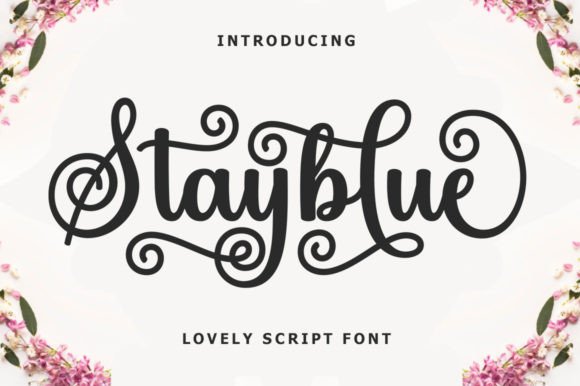 Stayblue: A Sweet Script Font