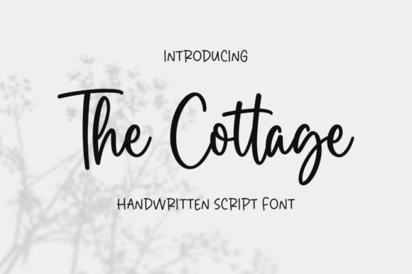 The Cottage Font: Elegant Script for Craft Projects