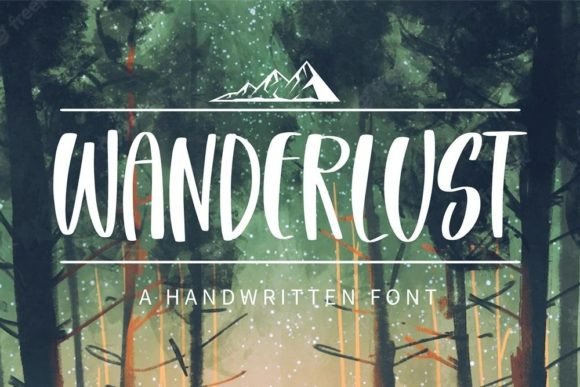 Wanderust: A Sweet Script Font