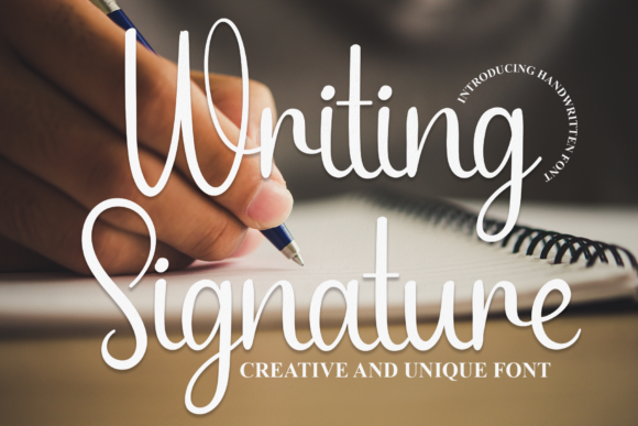 Writing Signature: A Magical Script Font